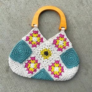 Crochet Granny Square Summer Bag